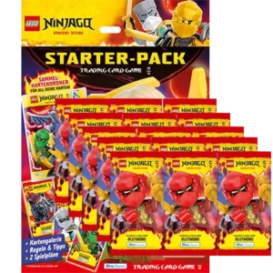 LEGO Ninjago Trading Cards Serie 10 Blutmond / Starterpack + 15x Booster