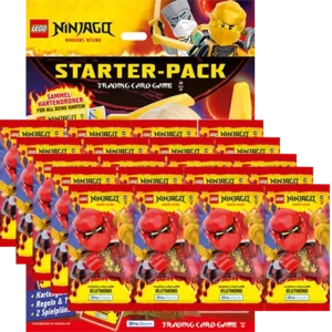 LEGO Ninjago Trading Cards Serie 10 Blutmond / Starterpack + 20x Booster