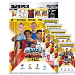 Topps Champions League Match Attax EXTRA 2024/2025 / Starterpack + 5x Booster