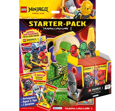 LEGO Ninjago Trading Cards Serie 10 Blutmond / Starterpack + 1x Display je 36x Booster