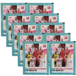 Topps Bundesliga Sticker Saison 2024/2025 / 10x Stickertüten