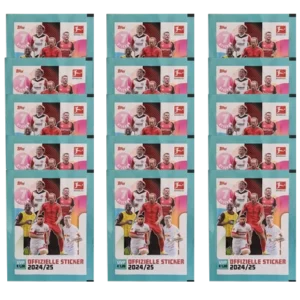 Topps Bundesliga Sticker Saison 2024/2025 / 15x Stickertüten