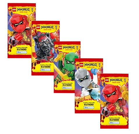 LEGO Ninjago Trading Cards Serie 10 Blutmond / 5x Booster