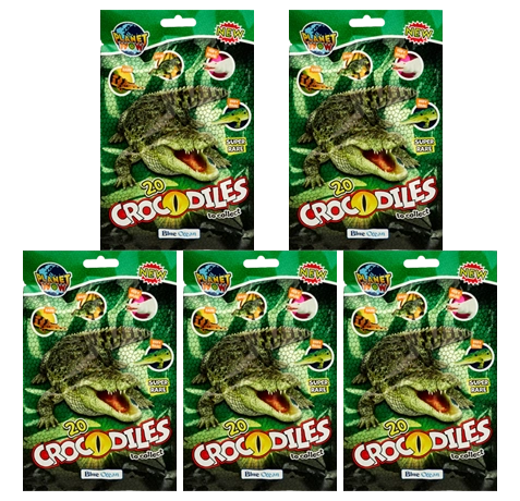 Blue Ocean Planet WOW / Crocodiles Krokodile / 5x Sammeltüten