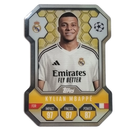 Topps Champions League Match Attax 2024/2025 / Chrome Shield / SH 6 KYLIAN MBAPPE