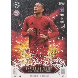 Topps Champions League EXTRA Match Attax 2024-2025 Limited Edition / ET 5 MICHAEL OLISE / EXPLOSIVE TALENT