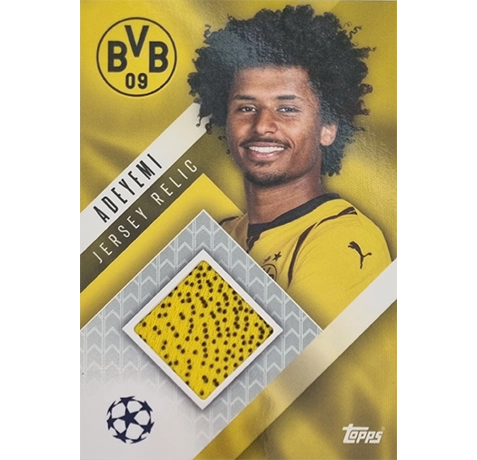 Topps Champions League EXTRA Match Attax 2024-2025 / 01 JR-KA KARIM ADEYEMI / JERSEY RELIC