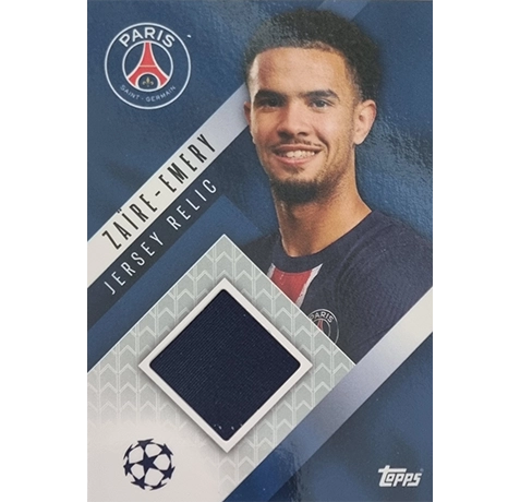 Topps Champions League EXTRA Match Attax 2024-2025 / 12 JR-WZE WARREN ZAIRE-EMERY / JERSEY RELIC