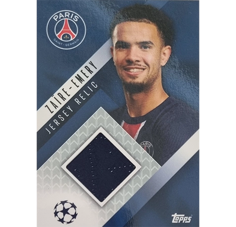 Topps Champions League EXTRA Match Attax 2024-2025 / 14 JR-WZE WARREN ZAIRE-EMERY / JERSEY RELIC