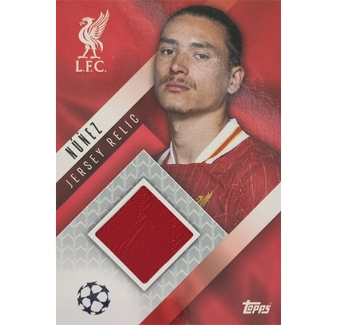 Topps Champions League EXTRA Match Attax 2024-2025 / 21 JR-DN DARWIN NUNEZ / JERSEY RELIC