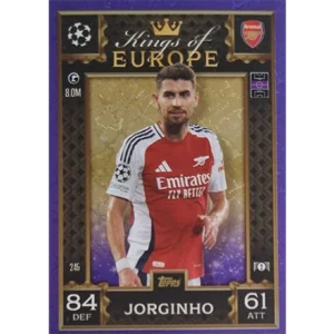 Topps Champions League EXTRA Match Attax 2024-2025 / 245 JORGINHO / LILA PARALLEL