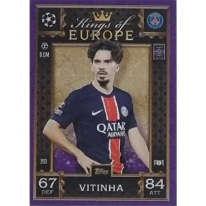 Topps Champions League EXTRA Match Attax 2024-2025 / 263 VITINHA / LILA PARALLEL