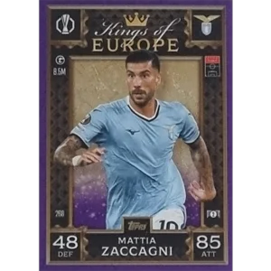 Topps Champions League EXTRA Match Attax 2024-2025 / 268 MATTIA ZACCAGNI / LILA PARALLEL