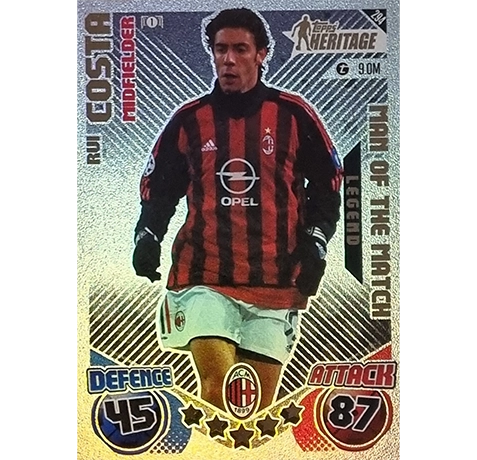 Topps Champions League EXTRA Match Attax 2024-2025 / 294 RUI COSTA / HERITAGE