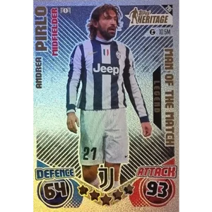 Topps Champions League EXTRA Match Attax 2024-2025 / 295 ANDREA PIRLO / HERITAGE