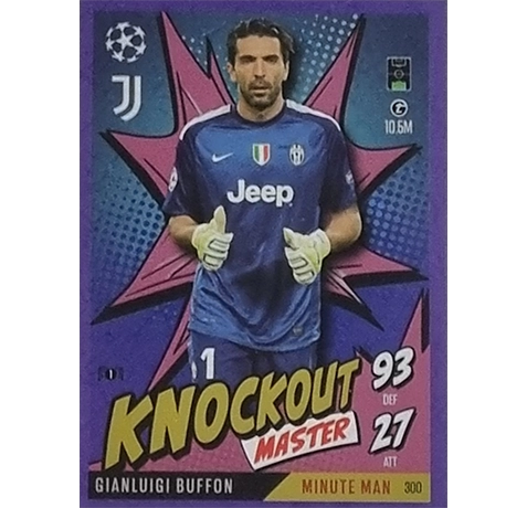 Topps Champions League EXTRA Match Attax 2024-2025 / 300 GIANLUIGI BUFFON / LILA PARALLEL