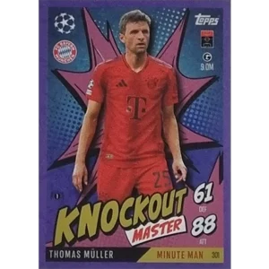 Topps Champions League EXTRA Match Attax 2024-2025 / 301 THOMAS MÜLLER / LILA PARALLEL