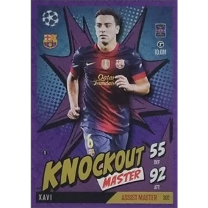 Topps Champions League EXTRA Match Attax 2024-2025 / 302 XAVI / LILA PARALLEL