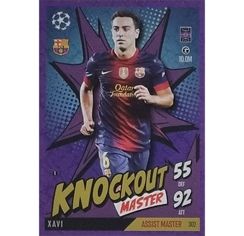 Topps Champions League EXTRA Match Attax 2024-2025 / 302 XAVI / LILA PARALLEL