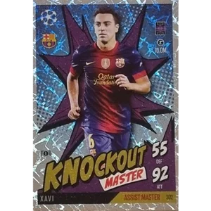 Topps Champions League EXTRA Match Attax 2024-2025 / 302 XAVI / KNOCKOUT MASTER