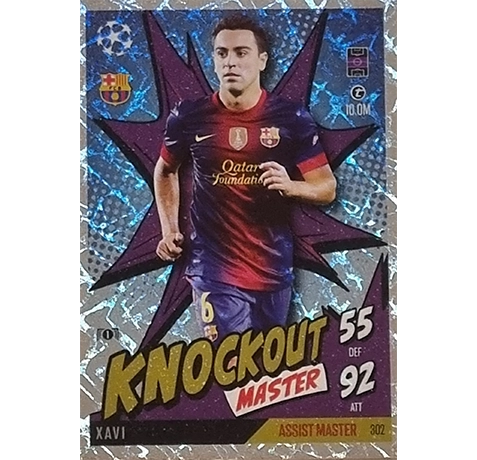 Topps Champions League EXTRA Match Attax 2024-2025 / 302 XAVI / KNOCKOUT MASTER