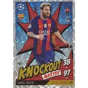 Topps Champions League EXTRA Match Attax 2024-2025 / 305 LIONEL MESSI / KNOCKOUT MASTER