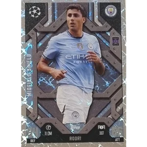 Topps Champions League EXTRA Match Attax 2024-2025 / 307 RODRI / MIDFIELD SHIELD