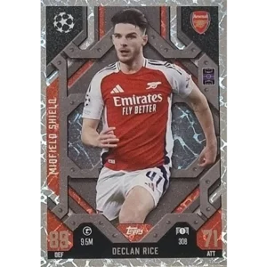 Topps Champions League EXTRA Match Attax 2024-2025 / 308 DECLAN RICE / MIDFIELD SHIELD