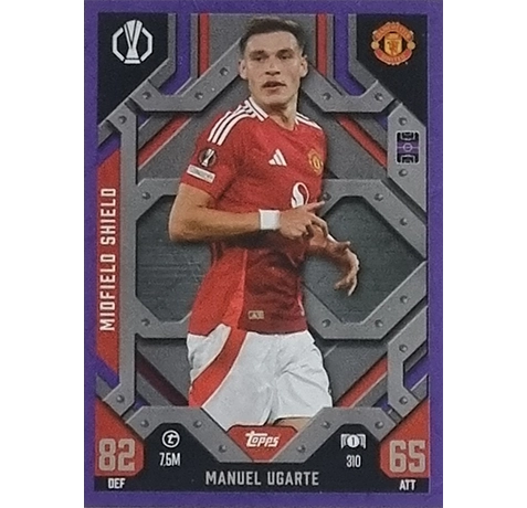 Topps Champions League EXTRA Match Attax 2024-2025 / 310 MANUEL UGARTE / LILA PARALLEL