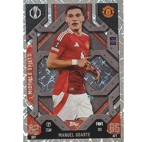 Topps Champions League EXTRA Match Attax 2024-2025 / 310 MANUEL UGARTE / MIDFIELD SHIELD