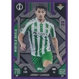 Topps Champions League EXTRA Match Attax 2024-2025 / 314 JOHNNY CARDOSO / LILA PARALLEL