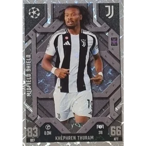 Topps Champions League EXTRA Match Attax 2024-2025 / 318 KHEPHREN THURAM / MIDFIELD SHIELD