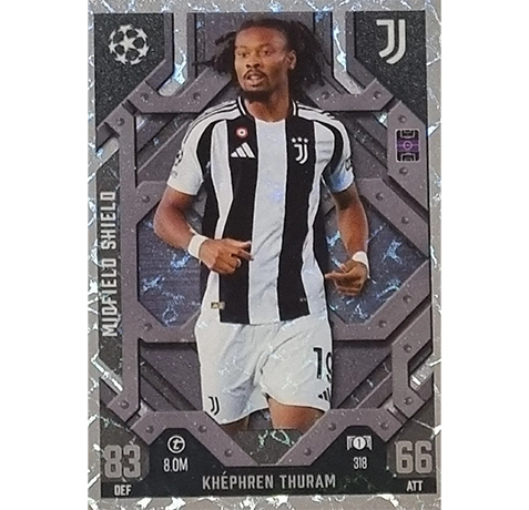 Topps Champions League EXTRA Match Attax 2024-2025 / 318 KHEPHREN THURAM / MIDFIELD SHIELD