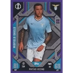 Topps Champions League EXTRA Match Attax 2024-2025 / 319 MATIAS VECINO / LILA PARALLEL
