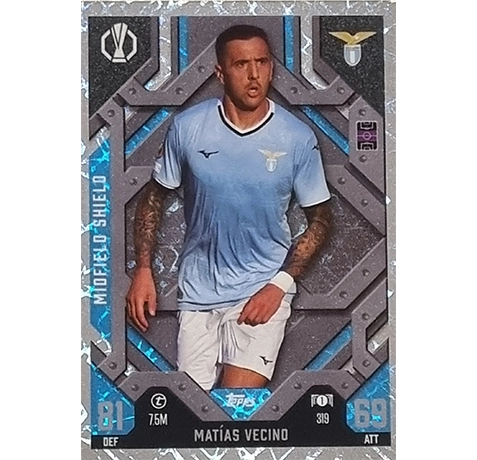 Topps Champions League EXTRA Match Attax 2024-2025 / 319 MATIAS VECINO / MIDFIELD SHIELD