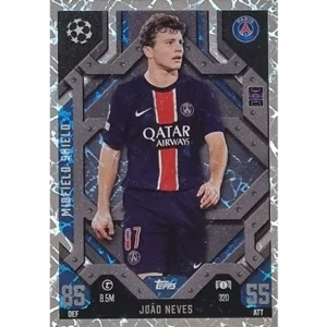 Topps Champions League EXTRA Match Attax 2024-2025 / 320 JOAO NEVES / MIDFIELD SHIELD