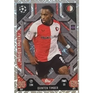 Topps Champions League EXTRA Match Attax 2024-2025 / 321 QUINTEN TIMBER / MIDFIELD SHIELD