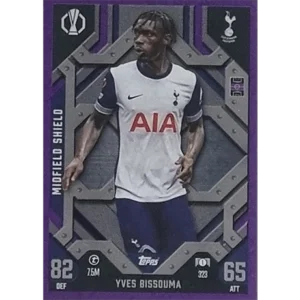 Topps Champions League EXTRA Match Attax 2024-2025 / 323 YVES BISSOUMA / LILA PARALLEL