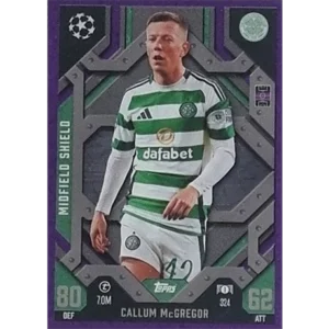 Topps Champions League EXTRA Match Attax 2024-2025 / 324 CALLUM McGREGOR / LILA PARALLEL