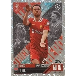 Topps Champions League EXTRA Match Attax 2024-2025 / 326 DIOGO JOTA / HATTRICK HERO
