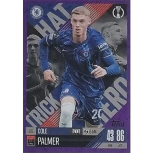 Topps Champions League EXTRA Match Attax 2024-2025 / 327 COLE PALMER / LILA PARALLEL