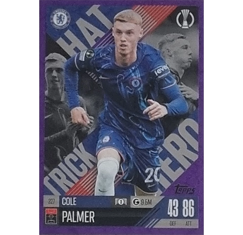 Topps Champions League EXTRA Match Attax 2024-2025 / 327 COLE PALMER / LILA PARALLEL