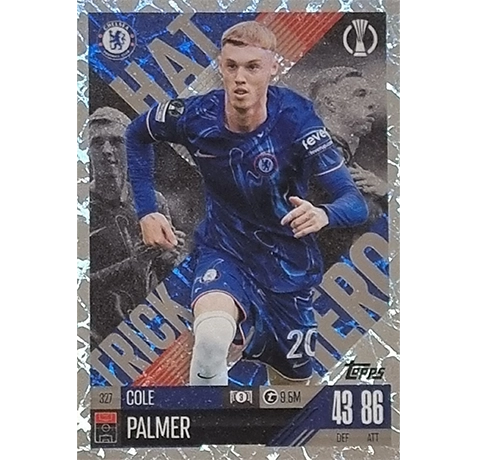 Topps Champions League EXTRA Match Attax 2024-2025 / 327 COLE PALMER / HATTRICK HERO