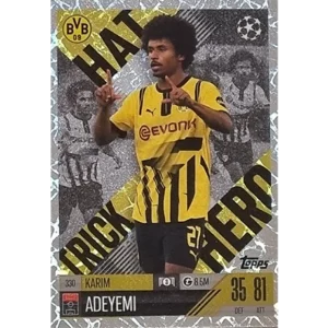 Topps Champions League EXTRA Match Attax 2024-2025 / 330 KARIM ADEYEMI / HATTRICK HERO