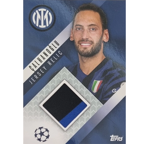 Topps Champions League EXTRA Match Attax 2024-2025 / 34 JR-HC HAKAN CALHANOGLU / JERSEY RELIC