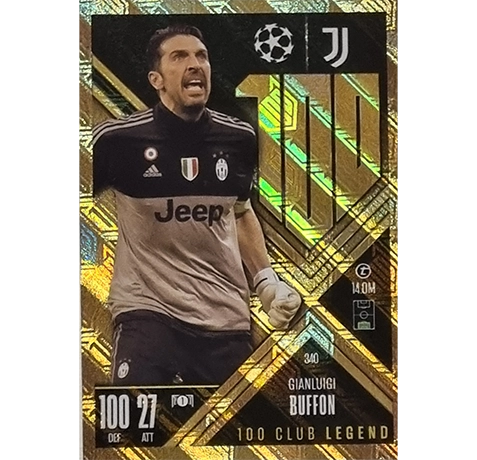 Topps Champions League EXTRA Match Attax 2024-2025 / 340 GIANLUIGI BUFFON / CLUB 100