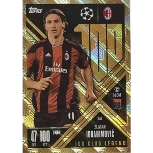 Topps Champions League EXTRA Match Attax 2024-2025 / 344 ZLATAN IBRAHIMOVIC / CLUB 100