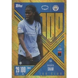 Topps Champions League EXTRA Match Attax 2024-2025 / 349 KHADIJA SHAW / CLUB 100
