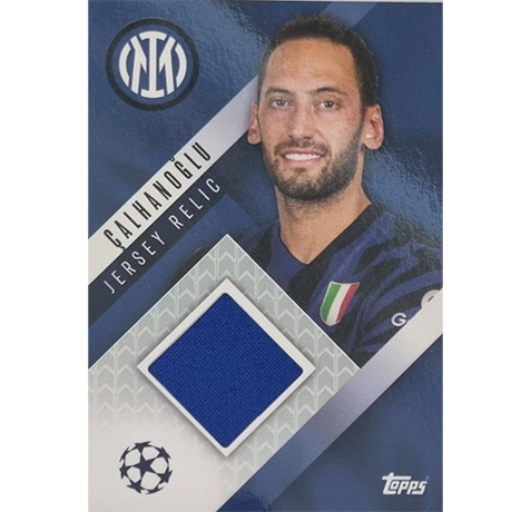 Topps Champions League EXTRA Match Attax 2024-2025 / 35 JR-HC HAKAN CALHANOGLU / JERSEY RELIC