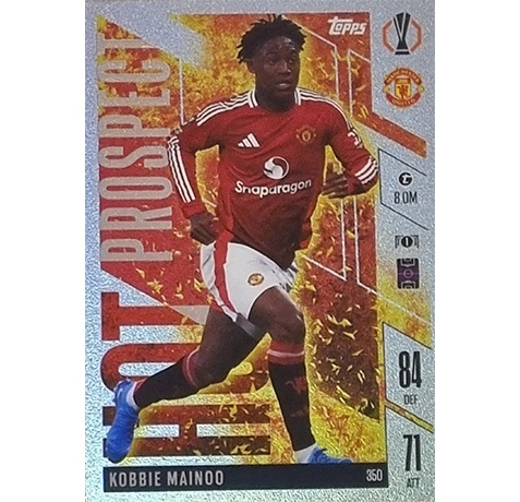 Topps Champions League EXTRA Match Attax 2024-2025 / 350 KOBBIE MAINDO / HOT PROSPECT